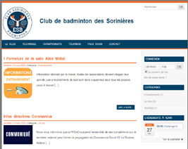 Site Sorinieres Badminton